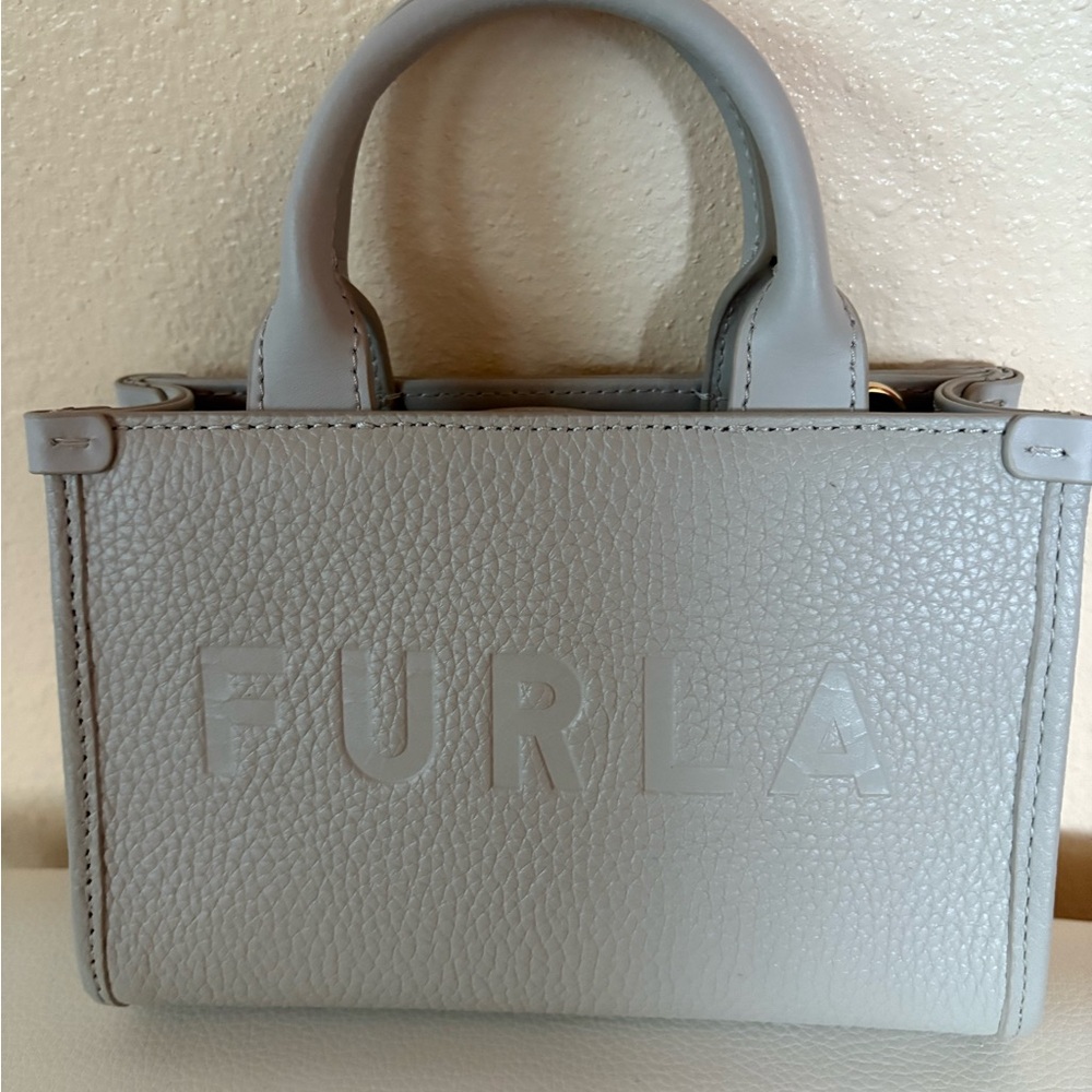 Furla Light Gray Mini Bag